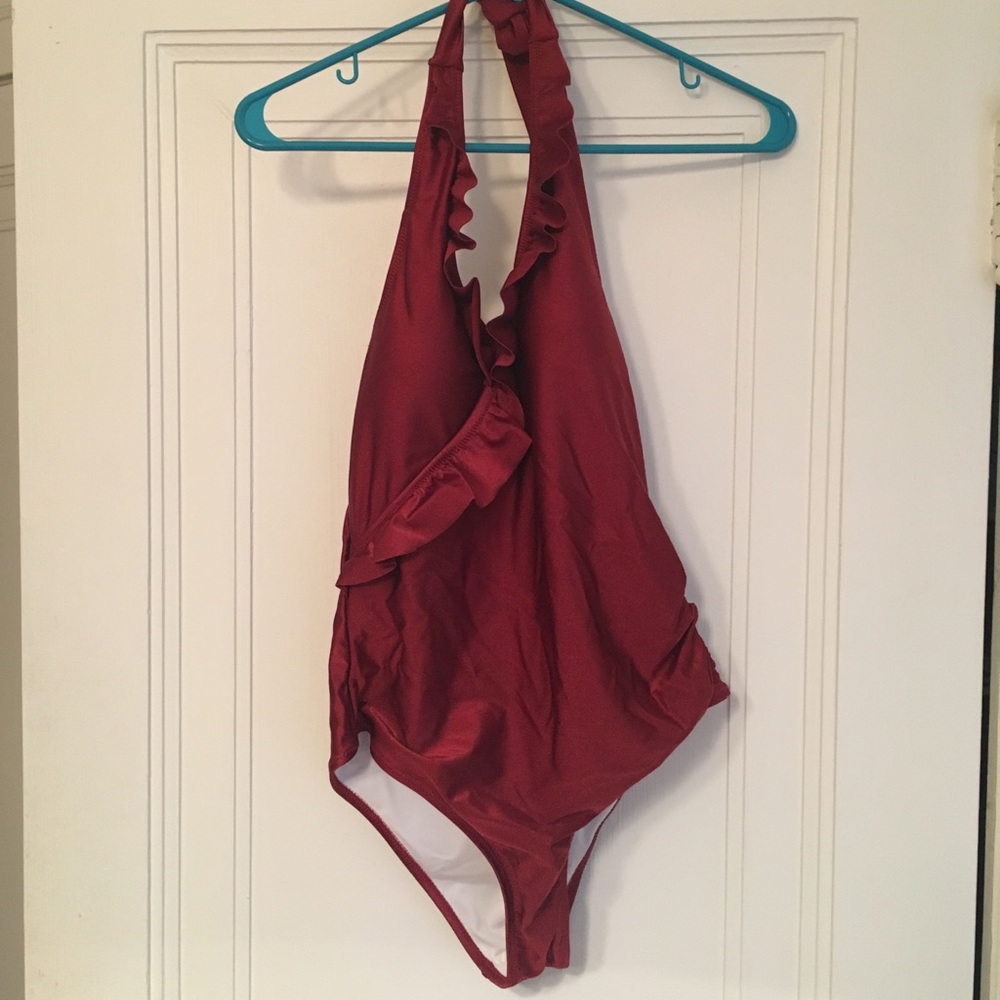 Red One-Piece swim suit